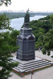 Володимир святий — хреститель русі (україни), пам'ятник у києві над дніпром хрещення русі. Pam Yatnik Volodimiru Velikomu Kiyiv Vikipediya