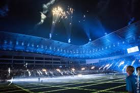 It is located in belgrade's municipality of savski venac. Philips Laat De Nieuwe Ghelamco Arena Van Kaa Gent Schitteren