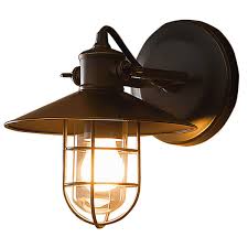Vintage Outdoor Iron Wall Cage Sconce Retro Lamp Shade Waterproof Light Fixtures Black Wall Lights Warehouse Of Tiffany Wall Lights