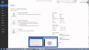 Cara Convert Ms Word Menjadi Pdf Di Office 2013 Youtube