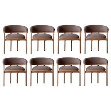 Handcrafted Dining Chairs In Natural Solid Oak And Taupe Velvet In 2020 Dining Chairs Cane Dining Chairs Side Chairs Dining