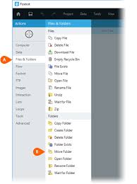 // to create a string that specifies the path to a. Move Folder
