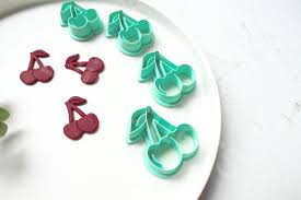Cherry Clay Cutter Set: Food & Earring Polymer Clay Cutters