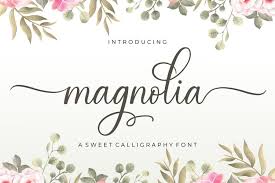 Magnolia script font by jovanny lemonad free download. Magnolia Sweet Calligraphy 832954 Calligraphy Font Bundles