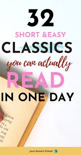 32 Easy Short Classics You Can Actually Read In One Sitting The Creative Muggle In 2020 Books To Read In Your 20s Classics To Read Insurgent Quotes