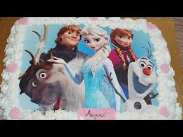 Visualizza altre idee su feste a tema, festa, festa di compleanno. Torta Di Compleanno Golosa Semplice Di Frozen Con Cialda Ostia Youtube