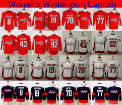 Ladies 2018 Stadium Series Washington Capitals 77 Tj Oshie 8 Alex Ovechkin 70 Holtby 92 Kuznetsov 19 Backstrom 43 Tom Wilson Hockey Jerseys