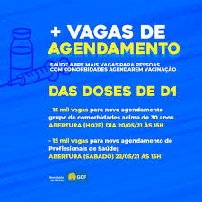 Serviço de agendamentos do distrito federal. Secretaria De Saude Do Df On Twitter Vacinadf Saudedf Sus A Partir Das 17h Desta Quinta Feira 20 Pessoas Com Comorbidade Com 30 Anos Ou Mais E Cadastradas No Site Poderao Fazer O