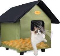 Amazon.com: Casa climatizada para gatos en el exterior ...