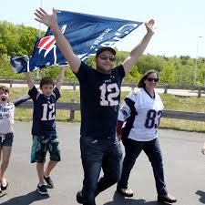 Foxboro fans rally for 'half god' Tom Brady