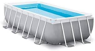 Amazon Com Intex 16ft X 8ft X 42in Prism Frame Rectangular Pool Set With Filter Pump Ladder Ground Cloth Pool Cover Gard Rectangular Pool Pool Cover Pool
