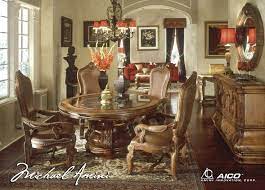 Aico Tuscano Round Dining Table Suggested Retail 2 416 70 Your Price 1 966 00 Excluding T Round Dining Room Dining Room Decor Traditional Dining Rooms