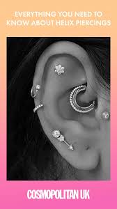 Everything You Need To Know About Helix Piercings Along With Inspo Pics Helix Piercing Ear Piercings Types Of Piercings