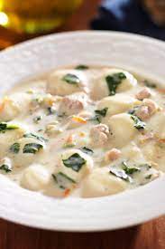 Olive Garden Chicken And Gnocchi Soup Copycat Chicken Gnocchi Soup Olive Garden Recipes Soup Recipes