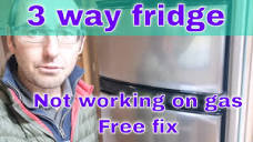 Motorhome fridge not working on gas. Thetford fridge - YouTube