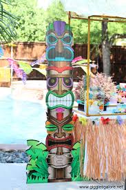 Totem pole, carved and painted log, mounted vertically, constructed by the indians of the northwest coast of the united states and. Teen Tiki Time Birthday Party Ideas Giggles Galore