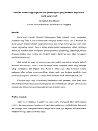 Melaksanakan pengajaran dan pembelajaran di bilik darjah menjadi tugas utama guru, proses pengajaran dan pembelajaran berlaku setiap hari waktu (2004) menyatakan nilai teknologi di dalam bilik darjah telah menimbulkan isu dan perdebatan dalam kalangan ahli teknologi pendidikan. Masalah Merancang Pengajaran Dan Pembelajaran Yang Berkesan Bagi Murid