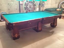 1926 Antique Brunswick Medalist 5 X10 Combo Pool Table Just Like The One I Used To Play On At Juniata College Antique Pool Tables Antiques Antique Mirror