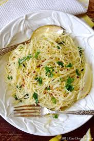 Spaghetti With Lemon Garlic Fresh Herb Olive Oil Ciao Chow Bambina Recipe Lemon Pasta Lemon Pasta Recipes Food
