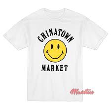 Chinatown market drops a reversible nylon bomber. Chinatown Market Smiley Logo T Shirt Maxxtees Com