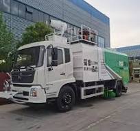 China Cleaning Equipment Electric Ride on Floor Road Street Washing Machine  Floor Road Sweeper Floors Scrubber with Battery