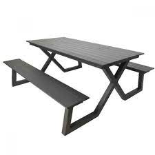 Bank tisch kombination bauplan,tisch bank kombination bauanleitung,tisch bank kombination selber bauen Gruppensitzbank Schwarz Sitzgruppe Aluminium Schwarz Picknick Sitzgruppe Schwarz Gartentisch Mit Bank Schwarz Picknickbank Schwarz Breite 180 Cm