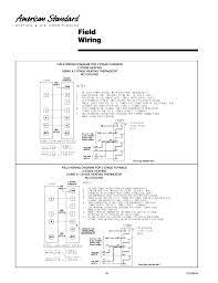Usage electrical wiring layouts to aid in building or producing the circuit or digital tool. Field Wiring American Standard Freedom 80 User Manual Page 18 24