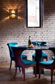 The Olympic Studios Picture Gallery Blue Velvet Dining Chairs Modern Dining Room Dining Chairs