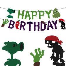 It is an event celebrating the anniversary of the release of the original game, and subsequently the entire plants vs. Amazon Com Tge V Plants Vs Zombies Birthday Party Banner For Various Of Pvz Party Supplies Decorations Banner Comes Assembled 1 Pack Garden Outdoor