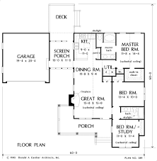Home Plan The Westport By Donald A Gardner Architects Single Story House Floor Plans Country Style House Plans House Plans
