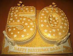 Image result for pictures of 50th birthday cakes