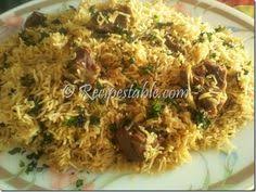 White Mutton Biryani Recipe With You All Which Is Actually A Combination Of Dum Biryani And Yakhni Pulao Goes Great With Simple Biryani Recipe Biryani Recipes