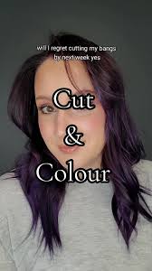 just your typical cut & colour #hairtutorials #joicointensity #purplehair  #tothesalon #redken #joico
