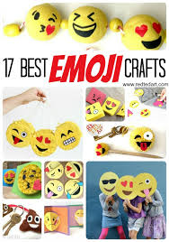 Diy Emoji Crafts For Kids Red Ted Art