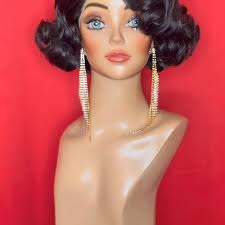 Buy Norma Shearer Wig: 1930s Finge-wave Flapper, Lace Front, Hand-styled  Online in India