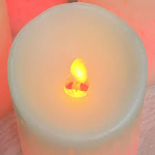Remote Control Paraffin Wax Dancing Flame Led Candle For Home Party Decoration Nataman