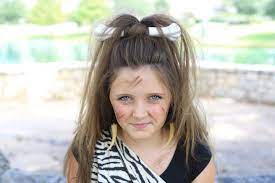 Cave Woman Half-up | Halloween Hairstyle - Cute Girls Hairstyles