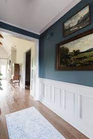 chair rail height board and baton in tudor style in foyer dinning room chairs dining room paint colors dining room chair rail