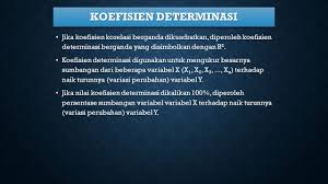 Koefisien korelasi sebesar 0 koefisien determinasi • jika koefisien korelasi berganda dikuadratkan, diperoleh. Koefisien Korelasi Regresi Linear Dan Koefisien Determinasi Ppt Download