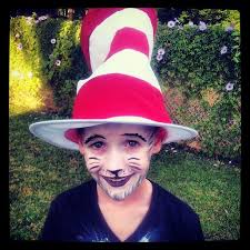Tam S Top End Tales Cat In The Hat Close Up Of Face Painting Cat In The Hat Party Book Characters Dress Up Diy Face Paint