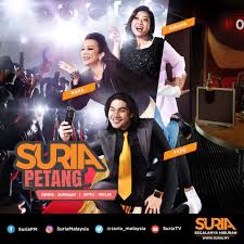 Every day for you entertainment shows, as well as the best music of the 80s and. Suria Fm Jom Dengarkan Suria Petang Bersama Tyzo Suraya Facebook