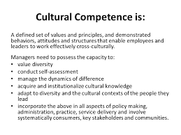 For many, culture is proxy for race just like diverse often means people of color. Cultural Competence Definition