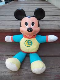 Mickey Mouse 13 Bedtime Light Up Nightlight Stuffed Animal Vintage 1990 S Toy Disney 1990s Toys Disney Stuffed Animals Toys
