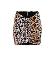 Geraldina Leopard Print Skirt