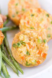 Baked Rice Cups Charisse Yu Recipe Healthy Toddler Meals Easy Toddler Meals Baked Rice