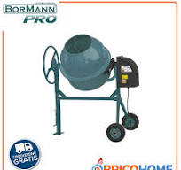 BORMANN Pro Betoniera elettrica 180L 800W BMX1810