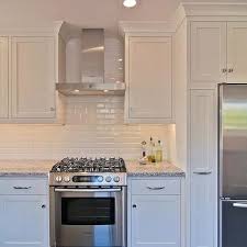 white beveled edge subway tile