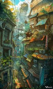 The Amazing World Of Zhichao Cai Freeyork Environment Concept Art Fantastic Art Fantasy Landscape