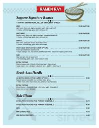 Noodles & company keystone fashion mall. Ramen Ray Menu In Indianapolis Indiana Usa