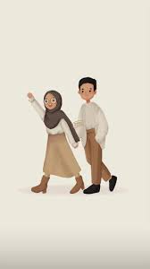  370 Ide Anime Couple Islamic Di 2021 Kartun Animasi Kartun Hijab